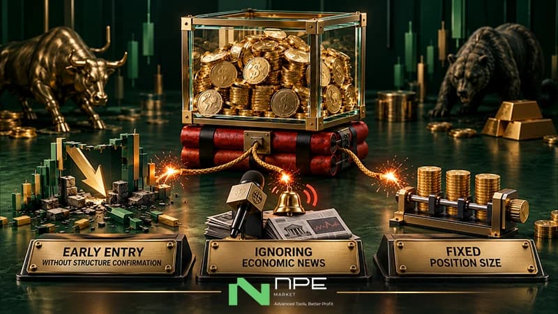 اشتباهات مرگبار تریدر ها هنگام مواجهه با سطوح نقدینگی