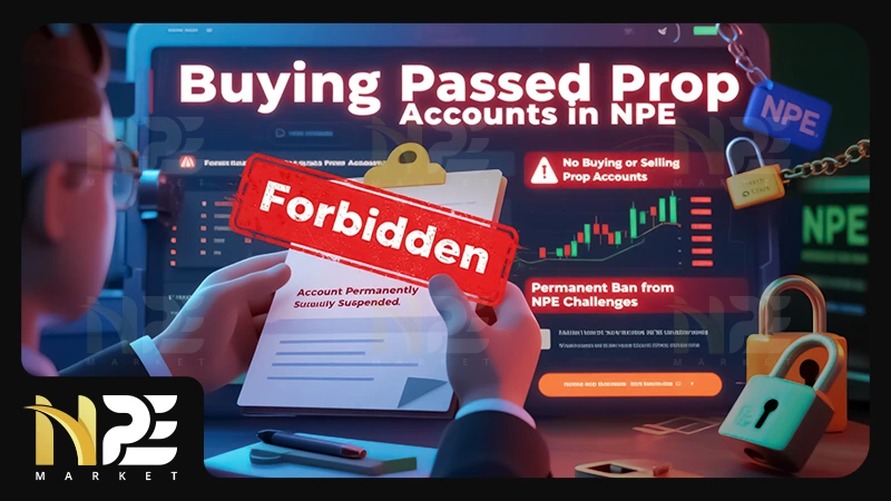 قوانین خرید اکانت پاس شده در پراپ NPE