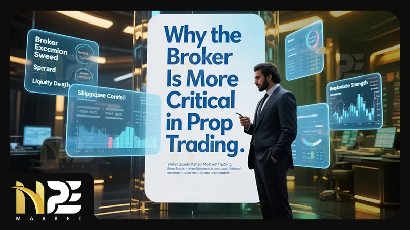 چرا بروکر در پراپ تریدینگ حیاتی‌تر است؟