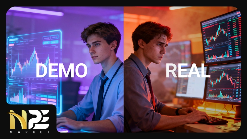 تفاوت حساب دمو و واقعی فارکس