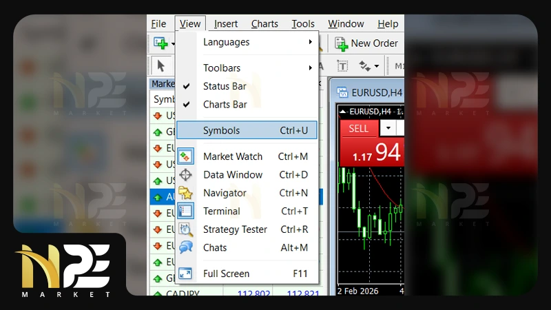 افزودن نماد به متا